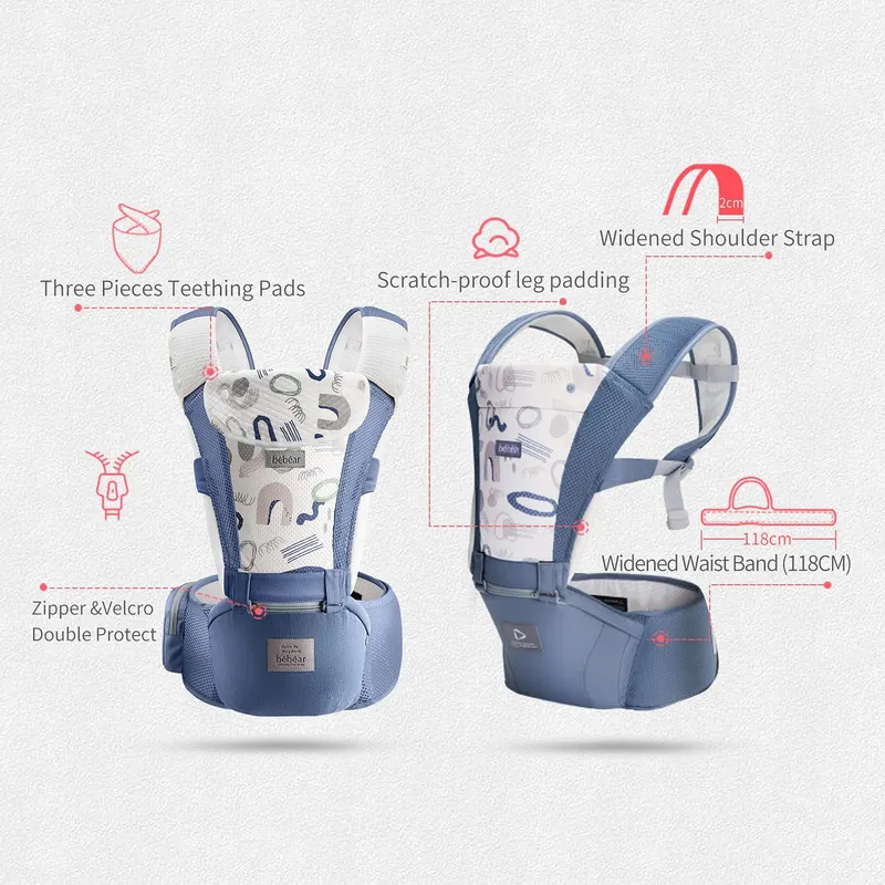 Bebamour Ergonomische Draagzak Baby 0-36 Maanden — foto 3