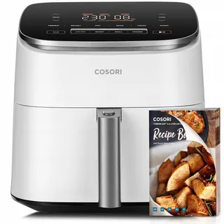COSORI Turboblaze Airfryer 9-in-1 XXL 6L Stil Energiezuinig Wit