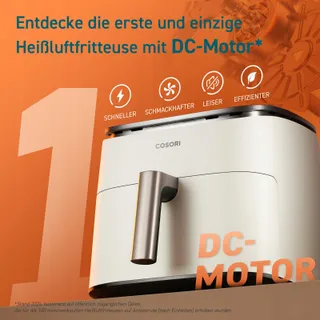COSORI Turboblaze Airfryer 9-in-1 XXL 6L Stil Energiezuinig Wit — miniatuur 2