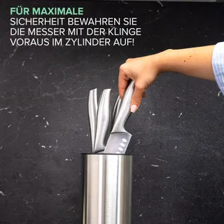 CONINX Universeel RVS Messenblok Voor 12 Messen — miniatuur 5