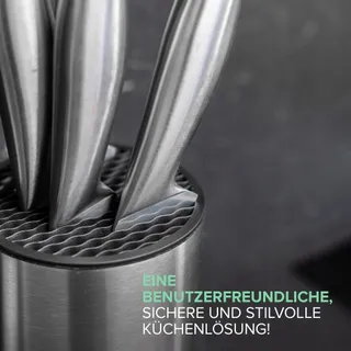 CONINX Universeel RVS Messenblok Voor 12 Messen — miniatuur 4