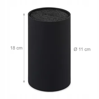 RELAXDAYS Messenblok Leeg 18cm Zwart — miniatuur 4