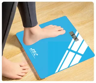 S.I.C Digitale Personenweegschaal Gehard Glas LCD 180kg Groen — miniatuur 5