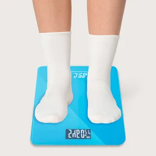 S.I.C Digitale Personenweegschaal Gehard Glas LCD 180kg Groen — miniatuur 3