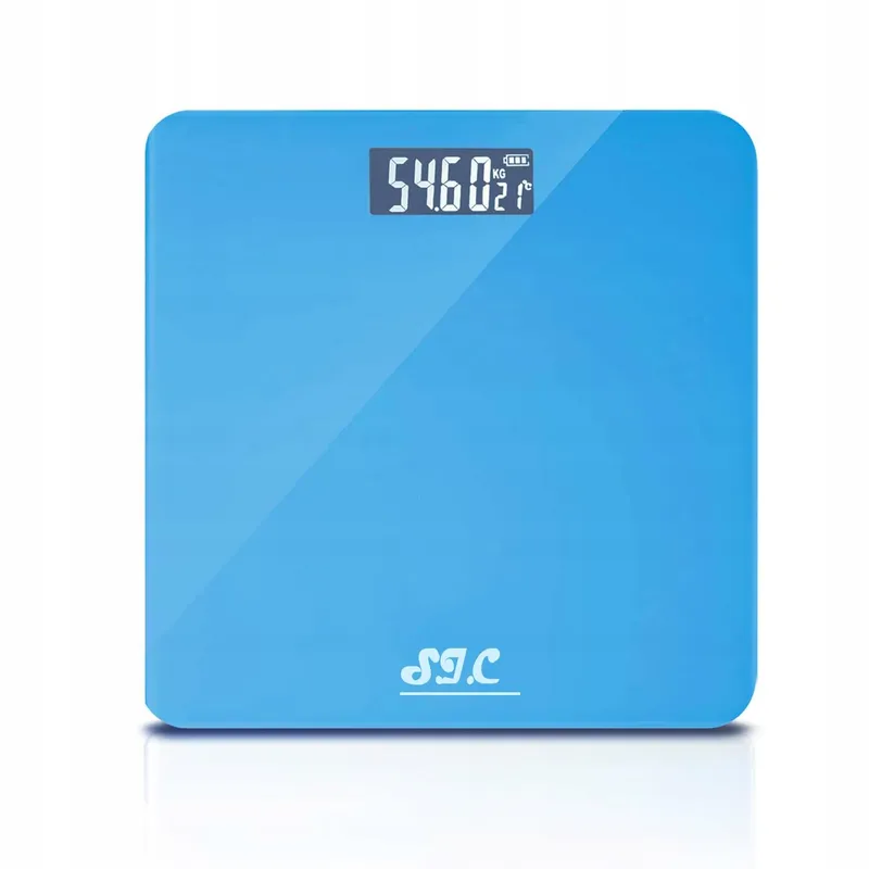 S.I.C Digitale Personenweegschaal Gehard Glas LCD 180kg Groen — foto 1