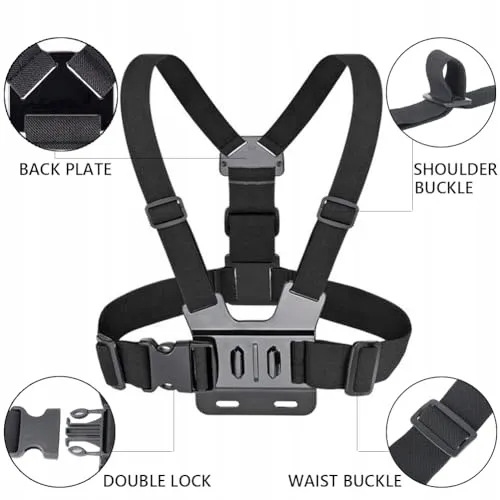 YHTSPORT Borstharnas Actiecamera GoPro Verstelbaar — foto 2