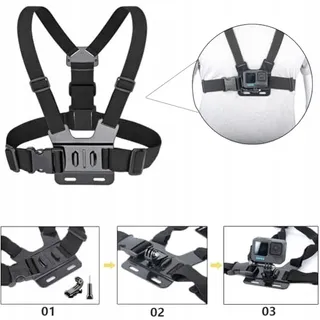 YHTSPORT Borstharnas Actiecamera GoPro Verstelbaar — miniatuur 4
