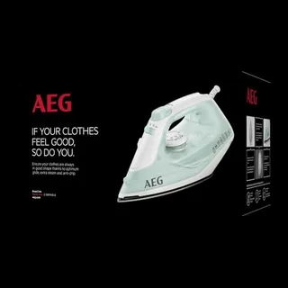 AEG Stoomstrijkijzer 2400W 110g Keramische Zool 250ml Groen — miniatuur 8