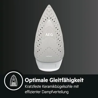 AEG Stoomstrijkijzer 2400W 110g Keramische Zool 250ml Groen — miniatuur 4