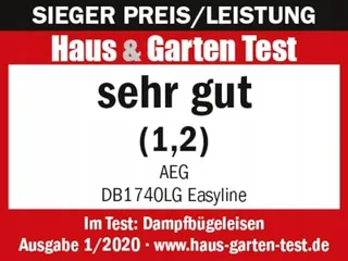 AEG Stoomstrijkijzer 2400W 110g Keramische Zool 250ml Groen — miniatuur 2