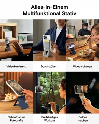 MOFT Kaarthouder en Telefoonstatief Magnetisch Zwart — miniatuur 4