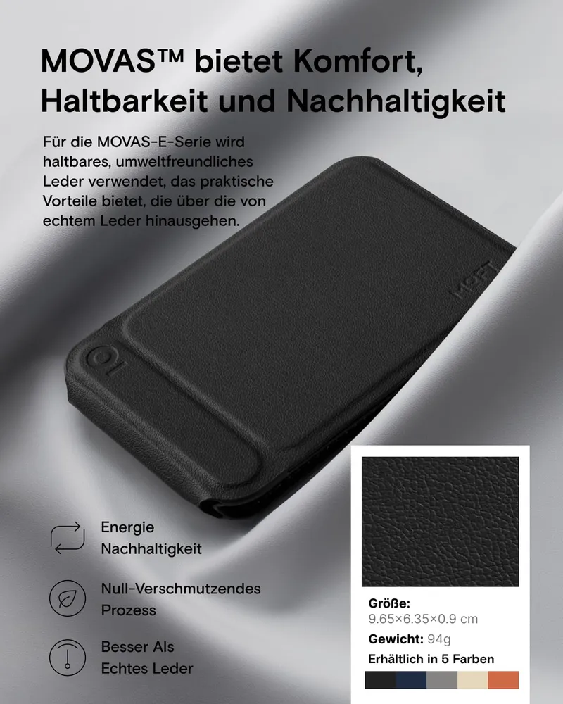 MOFT Kaarthouder en Telefoonstatief Magnetisch Zwart — foto 6