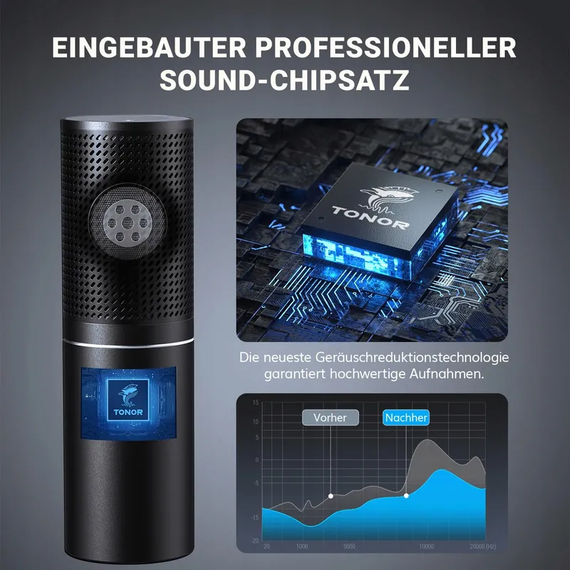 TONOR USB Gaming Microfoon PC Podcast Condensator Streaming Set — foto 3