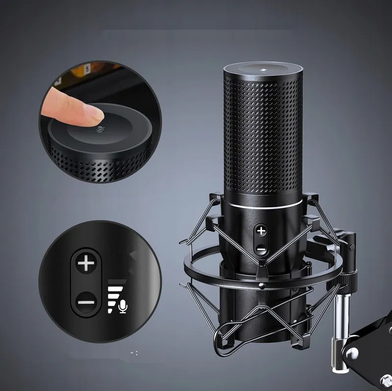 TONOR USB Gaming Microfoon PC Podcast Condensator Streaming Set — foto 13