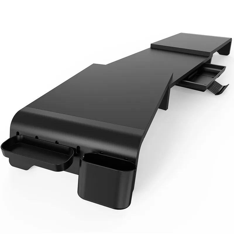 FENGE Houten Dual Monitorstandaard PC TV Laptop Verstelbaar — foto 8