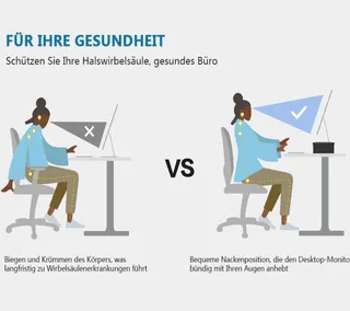 FENGE Houten Dual Monitorstandaard PC TV Laptop Verstelbaar — miniatuur 7