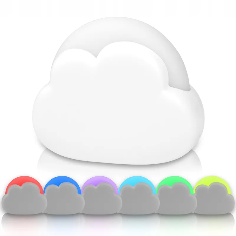 ANNMORE Wolk LED Nachtlampje Kinderen Kleurwissel Timer Draagbaar — foto 11