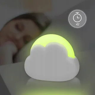 ANNMORE Wolk LED Nachtlampje Kinderen Kleurwissel Timer Draagbaar — miniatuur 5