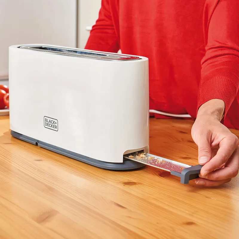BLACK+DECKER BXTO1001E Broodrooster 1000W 7 Standen High Lift Wit — foto 7