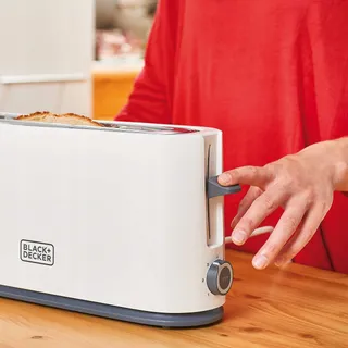 BLACK+DECKER BXTO1001E Broodrooster 1000W 7 Standen High Lift Wit — miniatuur 6