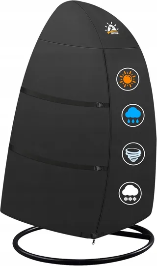 ZETTUM Hoes Hangstoel 114x84x173cm Waterdicht 600D Oxford — miniatuur 1