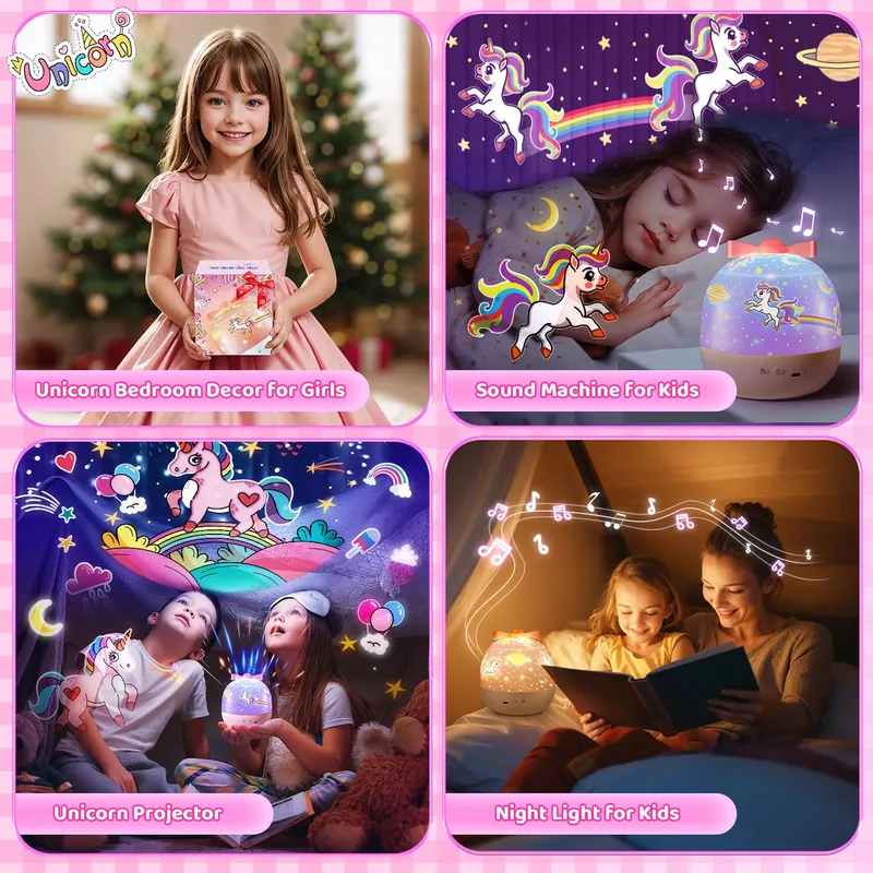 ONE FIRE Sterrenprojector Nachtlampje Cadeau Meisjes Wit — foto 6