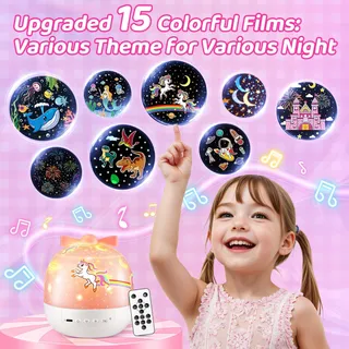 ONE FIRE Sterrenprojector Nachtlampje Cadeau Meisjes Wit — miniatuur 3