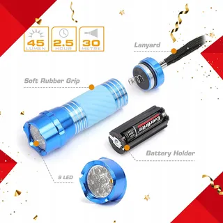 EVERBRITE Mini LED Zaklamp 4-delig Klassiek Camping — miniatuur 2