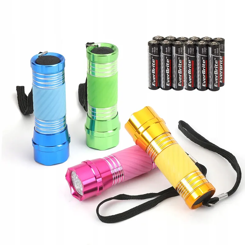 EVERBRITE Mini LED Zaklamp 4-delig Klassiek Camping — foto 1