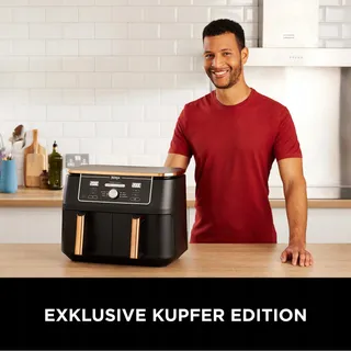 NINJA Foodi MAX Dual Zone Airfryer 9,5L 2 Laden Vaatwasserbestendig — miniatuur 9