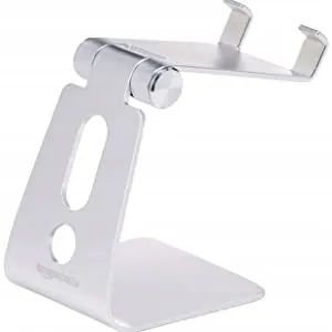 Basics Verstelbare Telefoonstandaard iPhone Android Zilver — foto 10