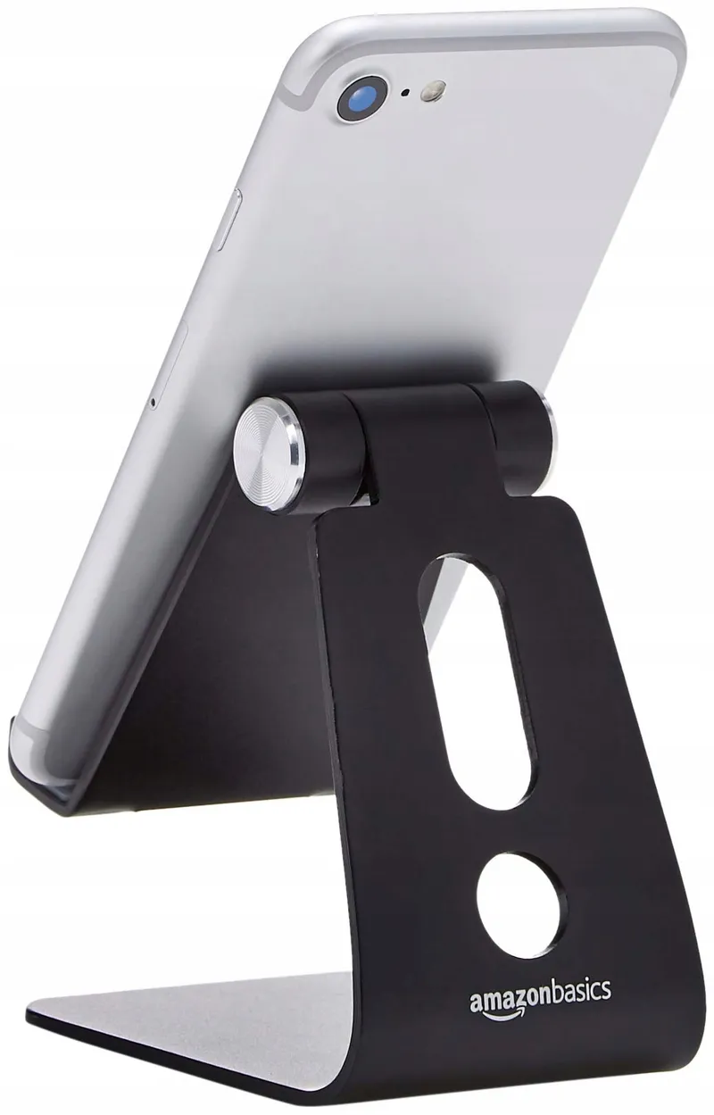 Basics Verstelbare Telefoonstandaard iPhone Android Zilver — foto 11