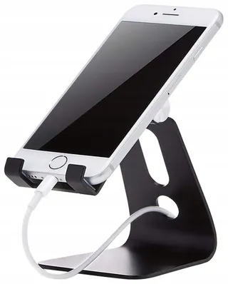 Basics Verstelbare Telefoonstandaard iPhone Android Zilver — miniatuur 12