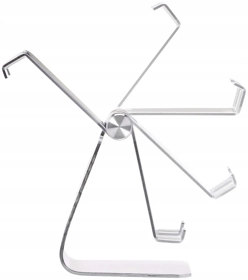 Basics Verstelbare Telefoonstandaard iPhone Android Zilver — foto 7