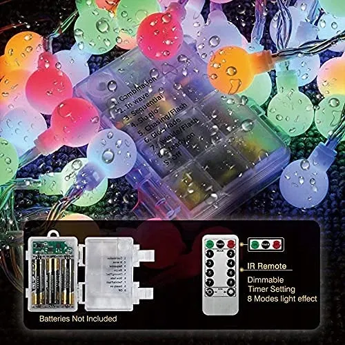 Globe Lichtketting Waterdicht 60 LED 7M Kerstverlichting — foto 6