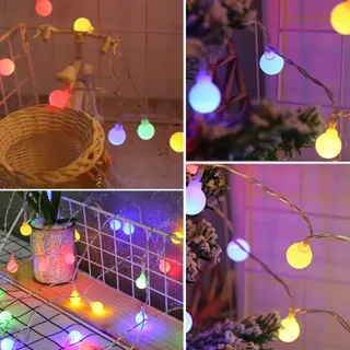Globe Lichtketting Waterdicht 60 LED 7M Kerstverlichting — miniatuur 1