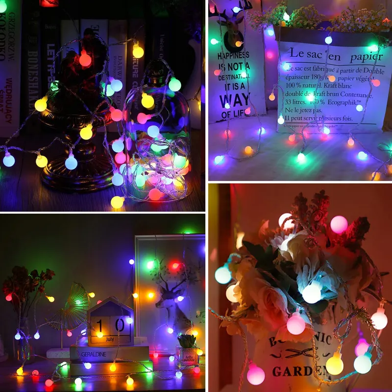 Globe Lichtketting Waterdicht 60 LED 7M Kerstverlichting — foto 4