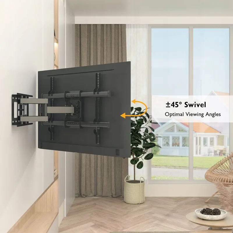 BONTEC TV-muurbeugel 32-80 inch Draaibaar Kantelbaar 60kg VESA — foto 3