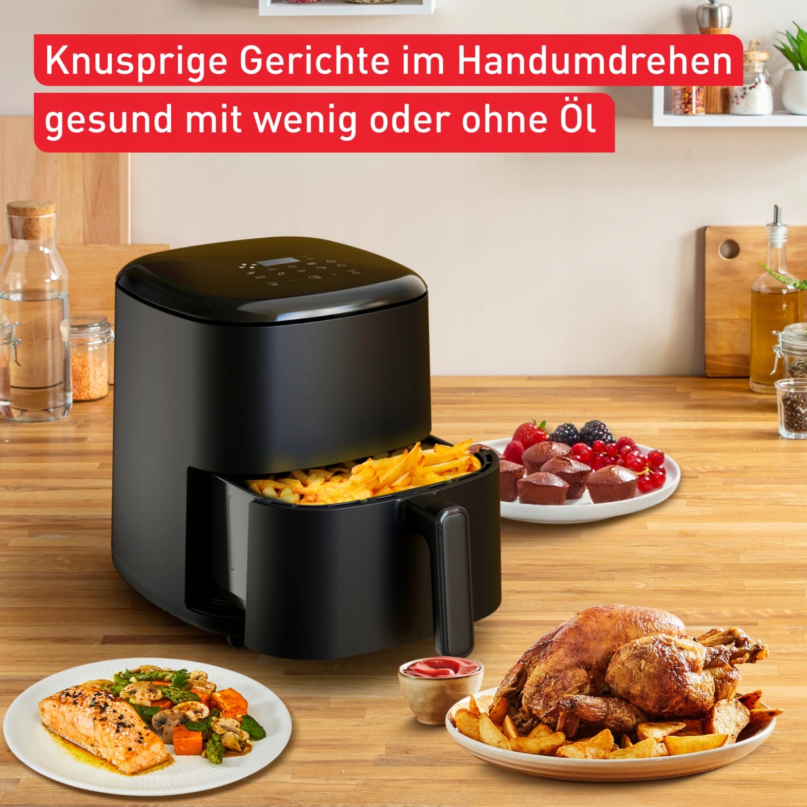 TEFAL Easy Fry Max 5L Airfryer 10 Programma's Digitaal