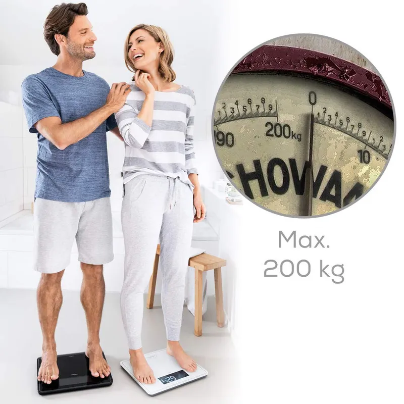 BEURER GS 400 Badkamerweegschaal Wit XL Display 200kg — foto 5