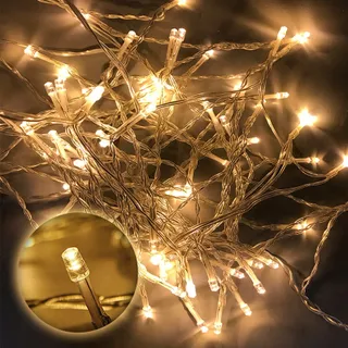 Gresonic LED Lichtsnoer Kerst Binnen Buiten 300 LED Wit — miniatuur 4