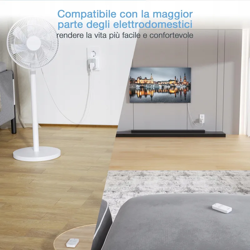 TESSAN Stopcontact Met Afstandsbediening 30m 3600W Magnetisch — foto 7