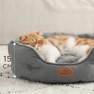 BEDSURE Kattenbed Wasbaar Grijs 51x48x15cm — miniatuur 8