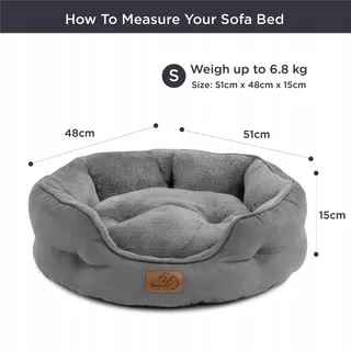 BEDSURE Kattenbed Wasbaar Grijs 51x48x15cm — miniatuur 6