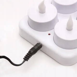 EXTSUD Vlamloze LED Kaarsen Met Laadstation 12 Stuks — miniatuur 7