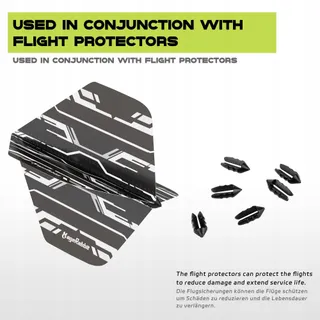 MAGERABBIT Plastic Darts Set 12 Stuks 16 Flights 50 Tips — miniatuur 4