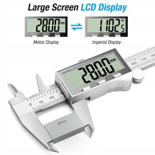 UEZNIRN Digitale Schuifmaat LCD Waterdicht Stofdicht Etui — miniatuur 2