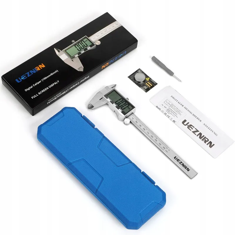 UEZNIRN Digitale Schuifmaat LCD Waterdicht Stofdicht Etui — foto 7