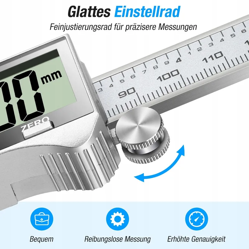 UEZNIRN Digitale Schuifmaat LCD Waterdicht Stofdicht Etui — foto 4