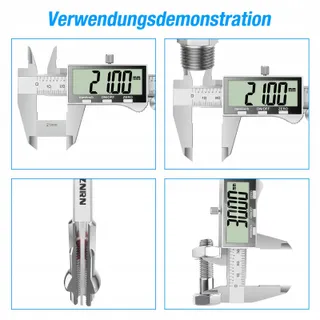 UEZNIRN Digitale Schuifmaat LCD Waterdicht Stofdicht Etui — miniatuur 6